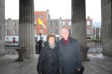 Dermot Quigley and his wife at the Mass. Dermot was the PPU Secretary in the Centenary year 1964